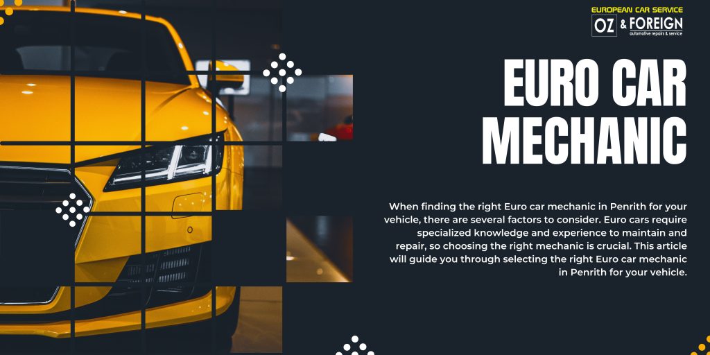 Euro-Car-Mechanic-in-Penrith-for-Your-Vehicle